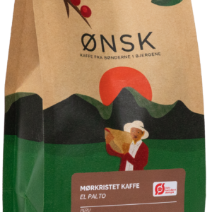 ØNSK Coffee bag with dark roasted and organic coffee beans from El Palto