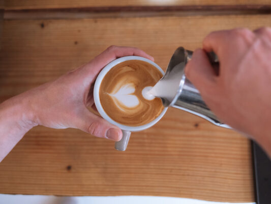 Latte art - ØNSK Kaffe